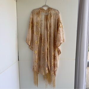 Gold Embellished Kimono